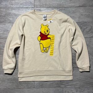 Disney Cream Crewneck Winnie the Pooh Sweater